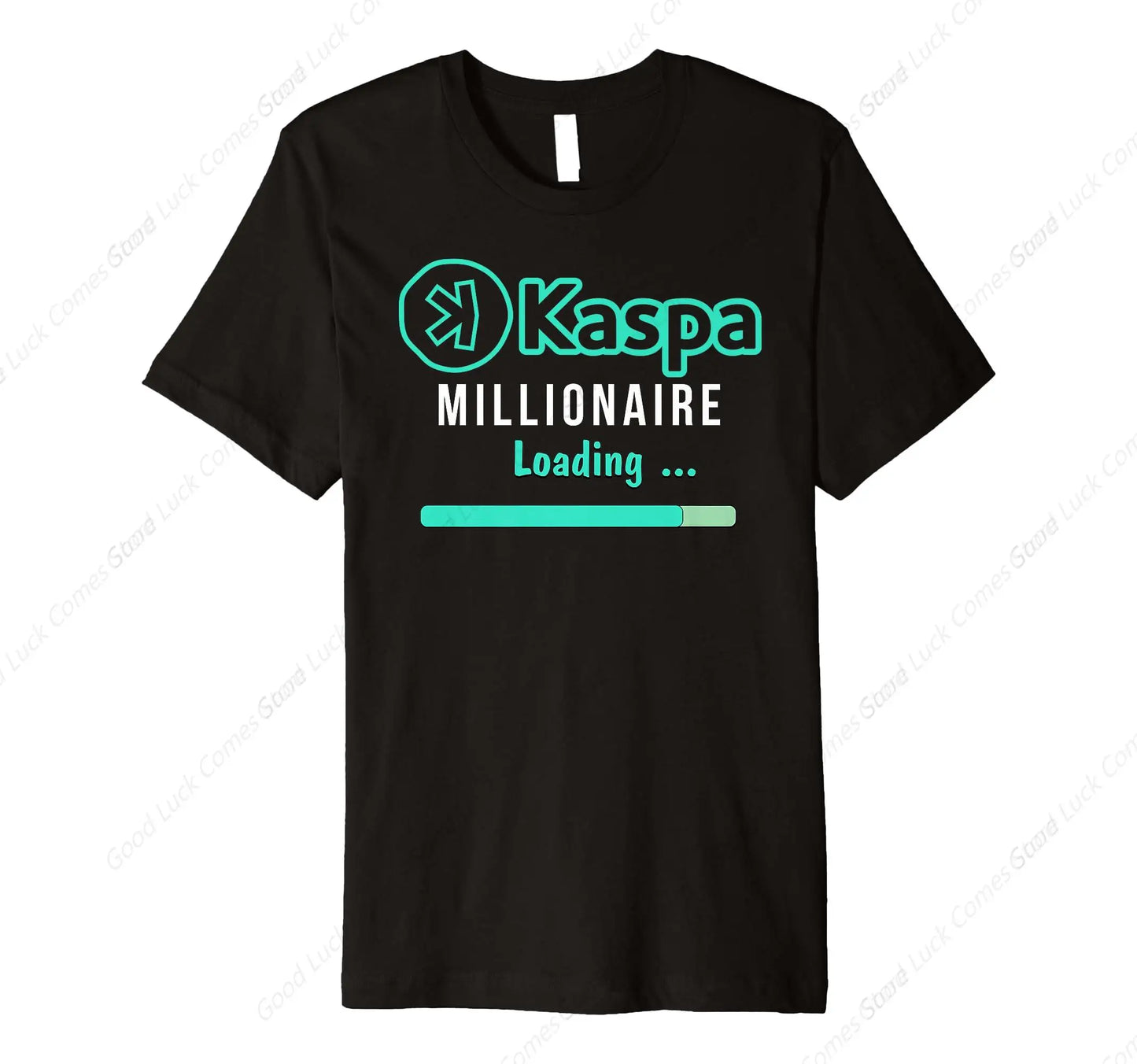 Kaspa Crypto Millionaire Loading Digital Bullrun Kaspa Miner Premium T-Shirt