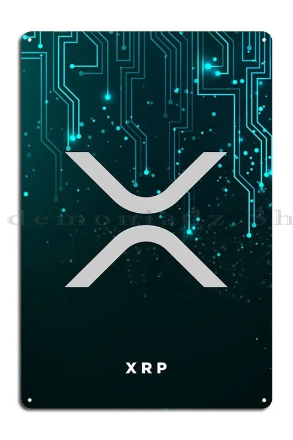 Xrp cryptocurrency XRP Essential Classic Metal Printing Decoration Cinema Designer Plaques Tin Sign Poster