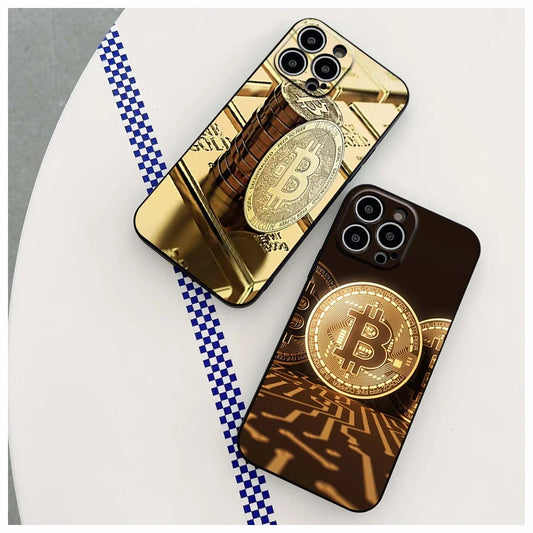 Phone Case for iPhone, Bitcoin, BTC, Crypto, Phone Case for iPhone 16 15 14, 13 Pro Max, 11, 12, 13 Pro Max, Mini X,MAX 2024