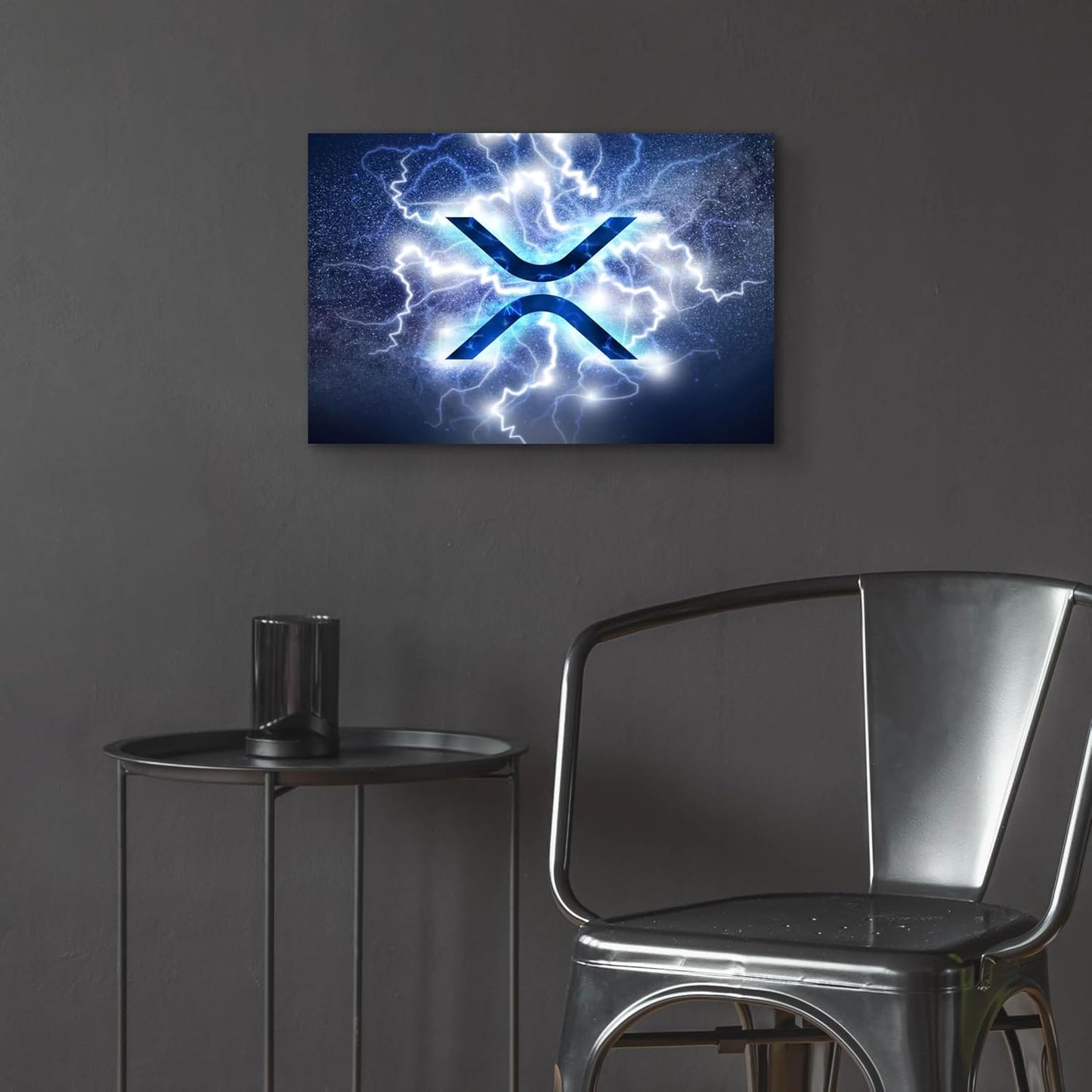 Epic Art 'Crypto Eclipse Xrp' by Epic Portfolio, Acrylic Glass Wall Art, 24"x16"