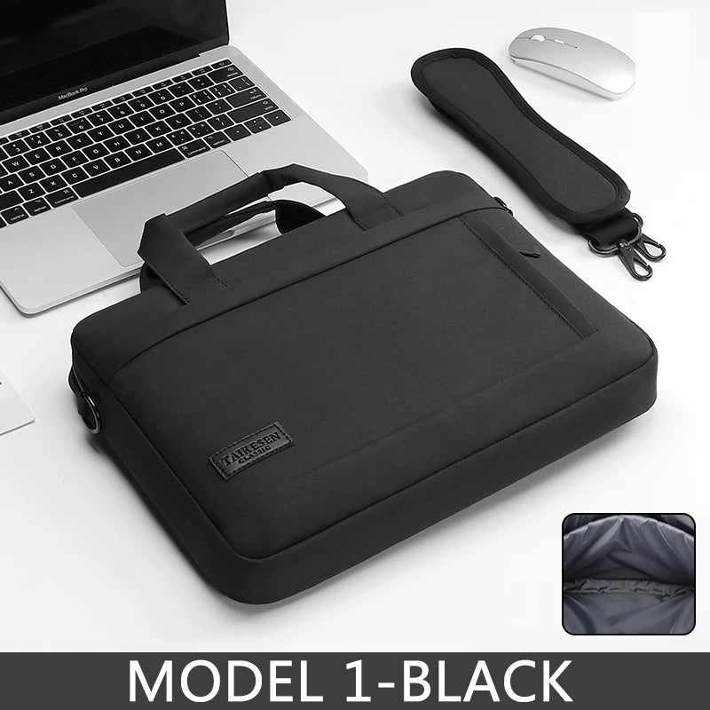 Business Laptop Bag Sleeve Case Shoulder Carrying Case For Macbook Air pro 13 14 15.6 17 inch ASUS Lenovo Dell Huawei handbag