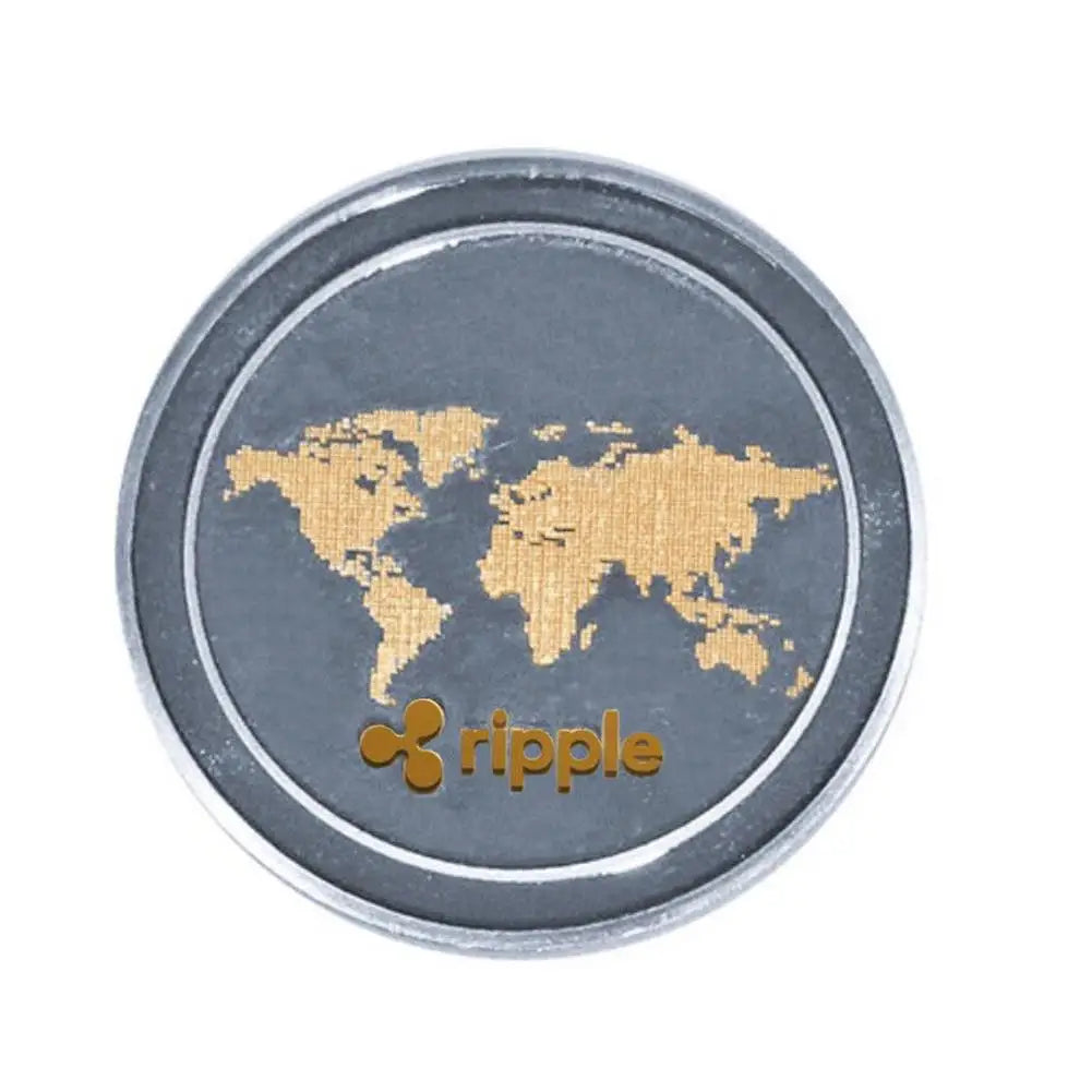 Nouvelle pièce Ripple XRP CRYPTO Pièce commémorative Ripple XRP Collectionneurs Pièce cadeau Collection d'art Pièce commémorative en or physique 40 mm