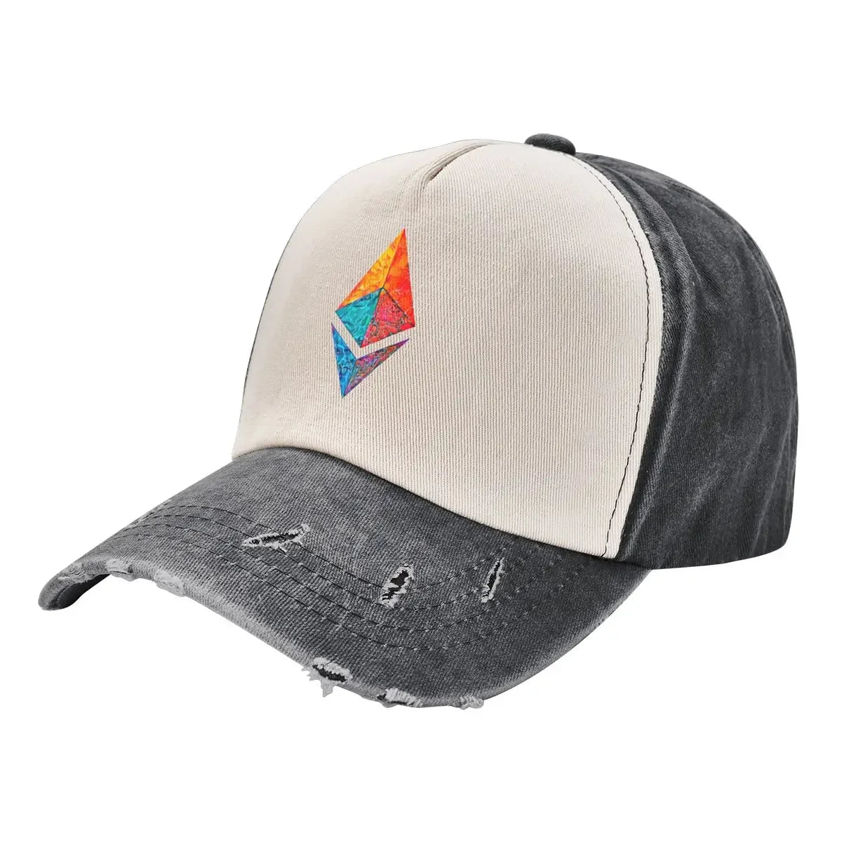 Caustic ETH crypto, Etherium logo. Cowboy Hat Hat Man summer hats Christmas Hat Ladies Hat Men's