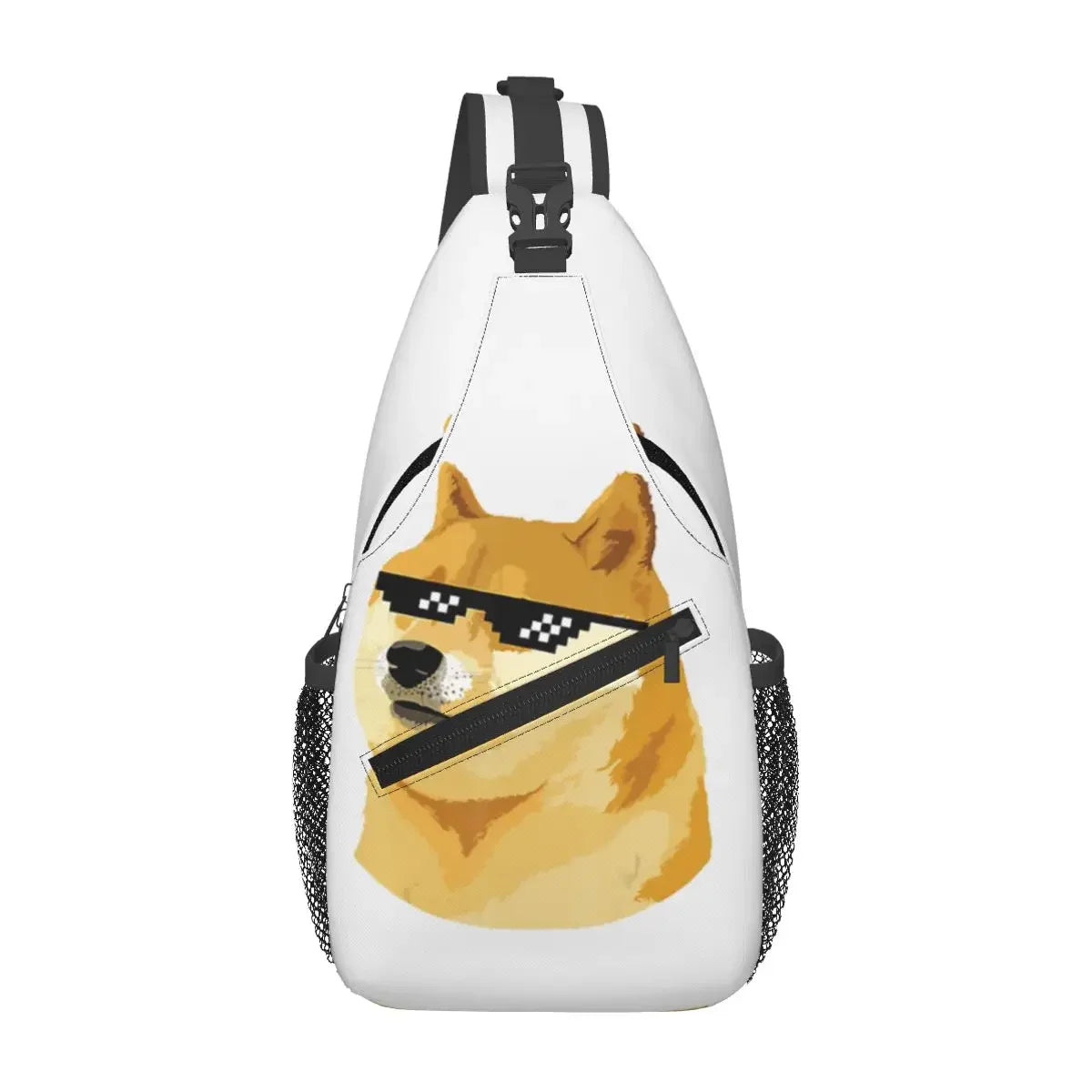 Doge  Pattern Shiba Inu Hiking Daypack Shoulder Bag