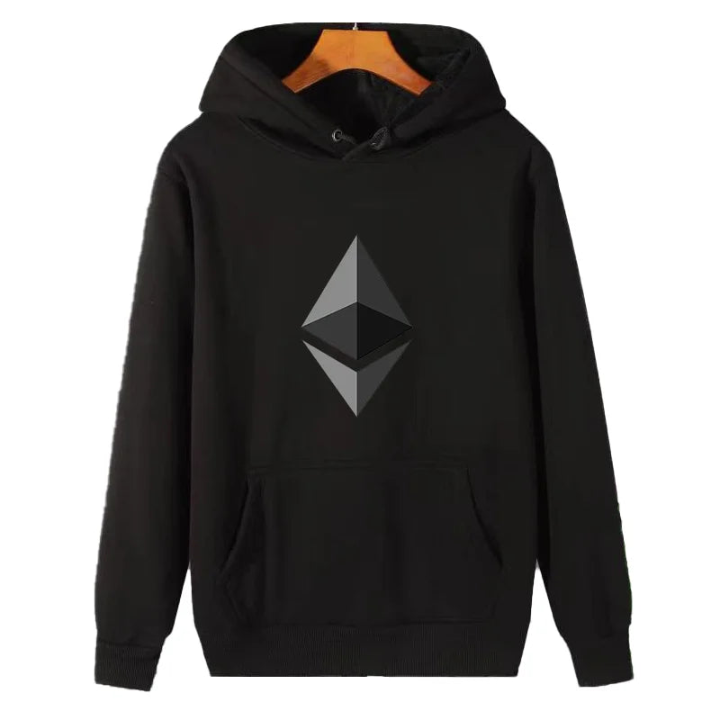 Bitcoin Cryptocurrency Meme Crypto Ethereum HODL Graphic Hooded Sweatshirts Winter Essentials Hoodie Cotton Fleece Hoodie