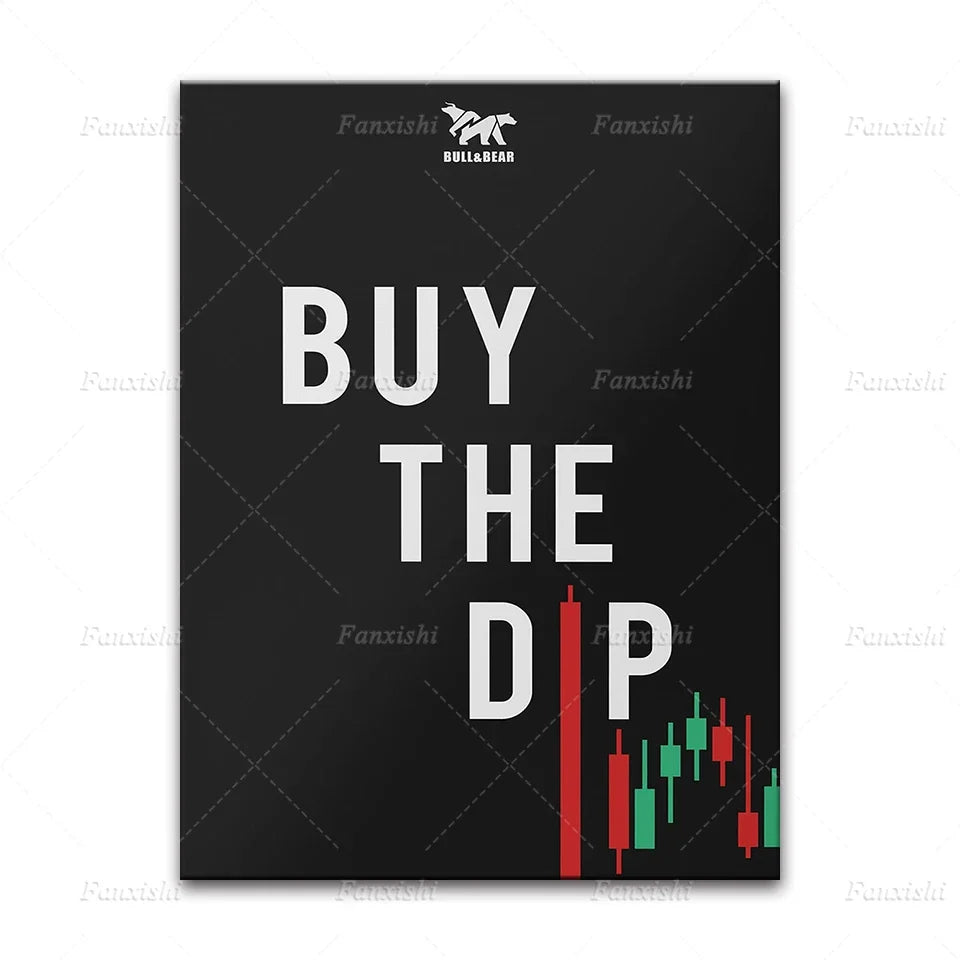 Crypto Buy The Dip For Traders Poster