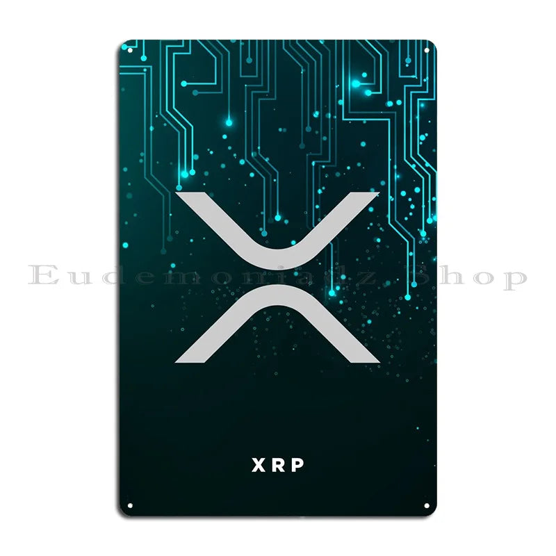 Xrp Metal Sign