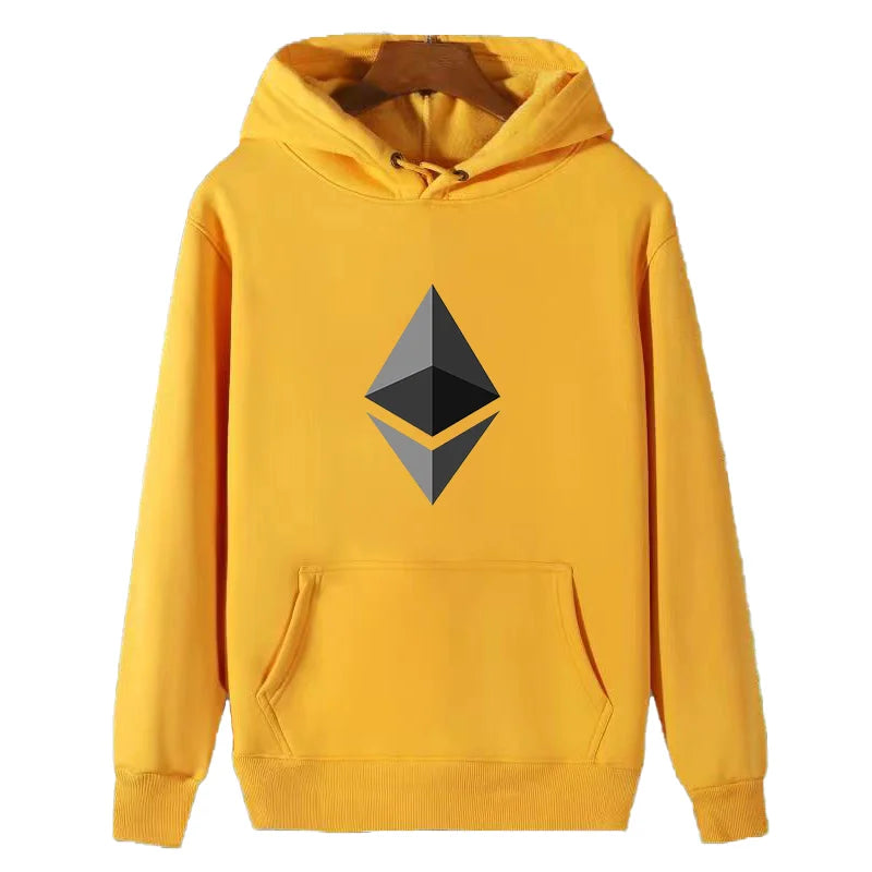 Bitcoin Cryptocurrency Meme Crypto Ethereum HODL Graphic Hooded Sweatshirts Winter Essentials Hoodie Cotton Fleece Hoodie