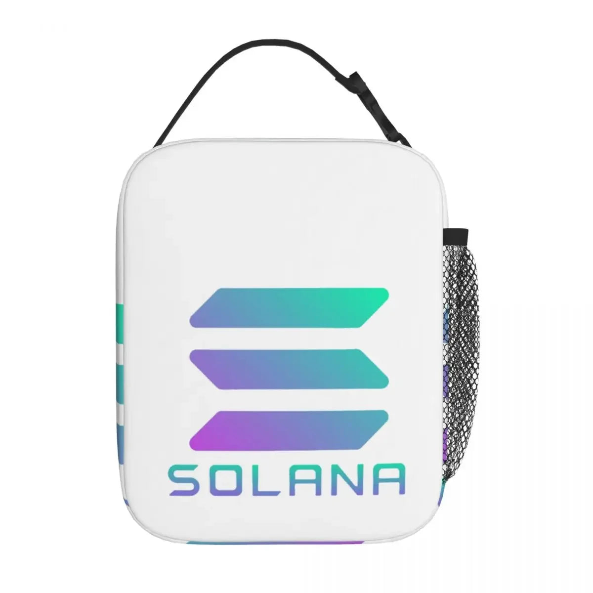 Solana Cryptocurrency - Solana SOL Lunch Bags Insulated Lunch Tote Thermal Bag Leakproof Picnic Bags for Woman Work Children