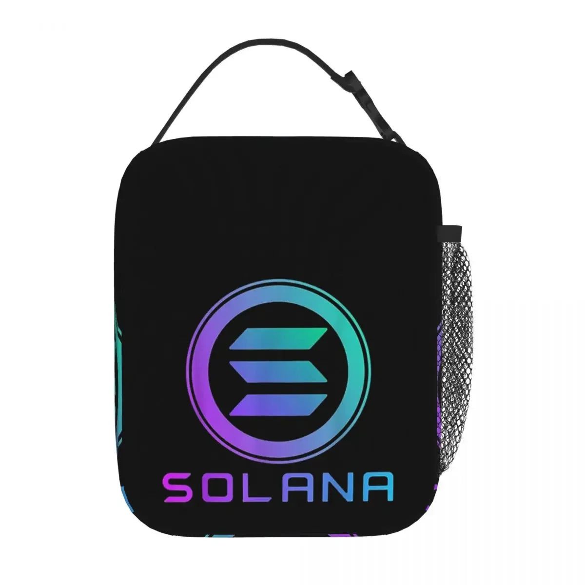 Solana Cryptocurrency - Solana SOL Lunch Bags Insulated Lunch Tote Thermal Bag Leakproof Picnic Bags for Woman Work Children