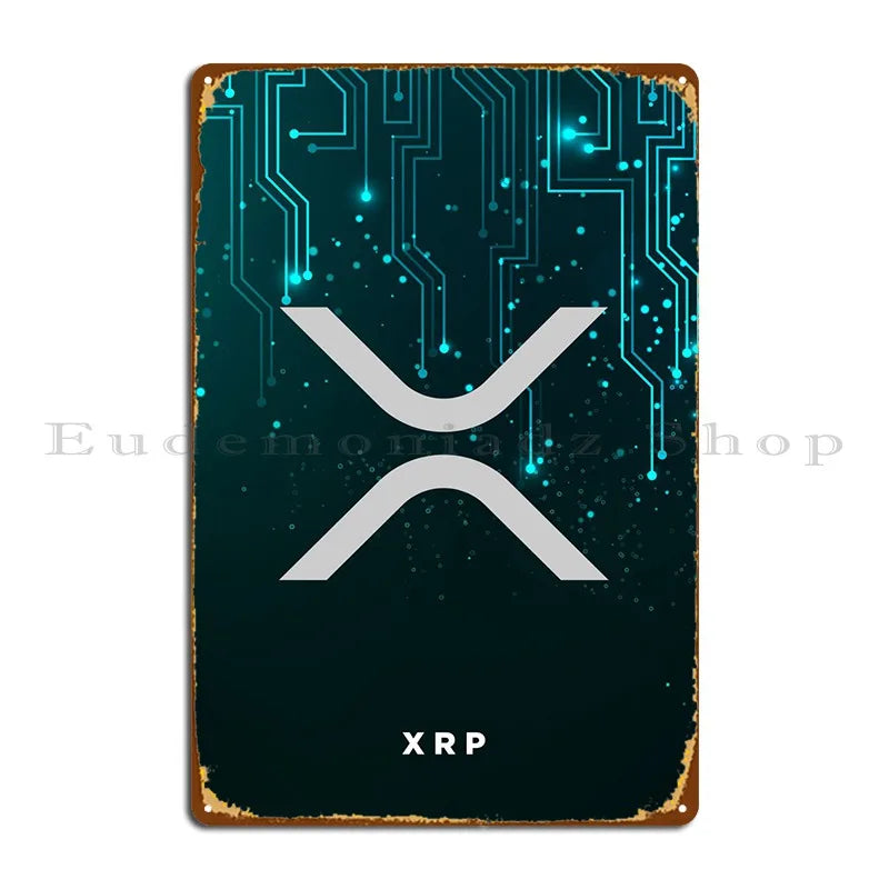 Xrp Metal Sign