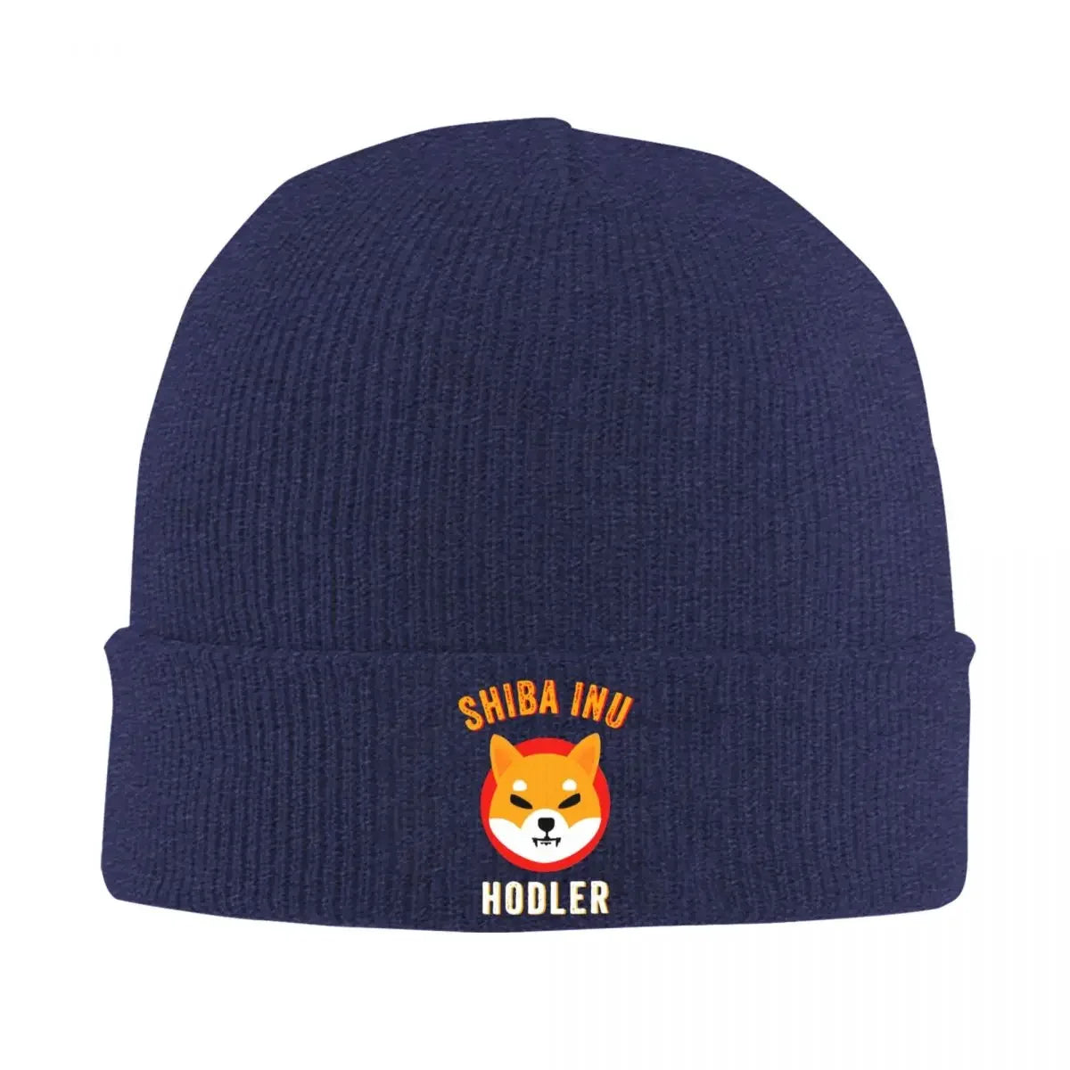 Shiba Inu Hodler Token Crypto Coin Knitted Hat Beanie Autumn Winter Hat Color SHIB Doge Bitcoin Cryptocurrency Cap Men Women