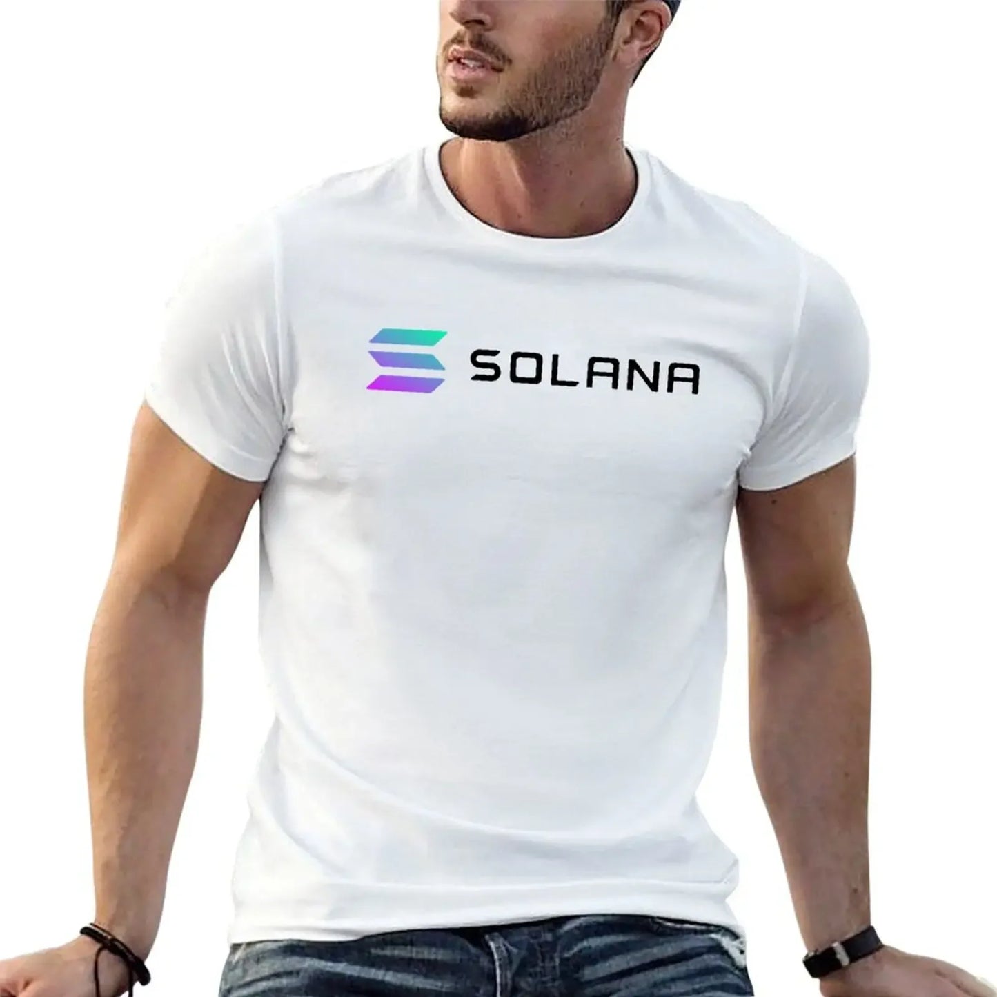 Solana (SOL) Design T-Shirt customs designer shirts mens white t shirts