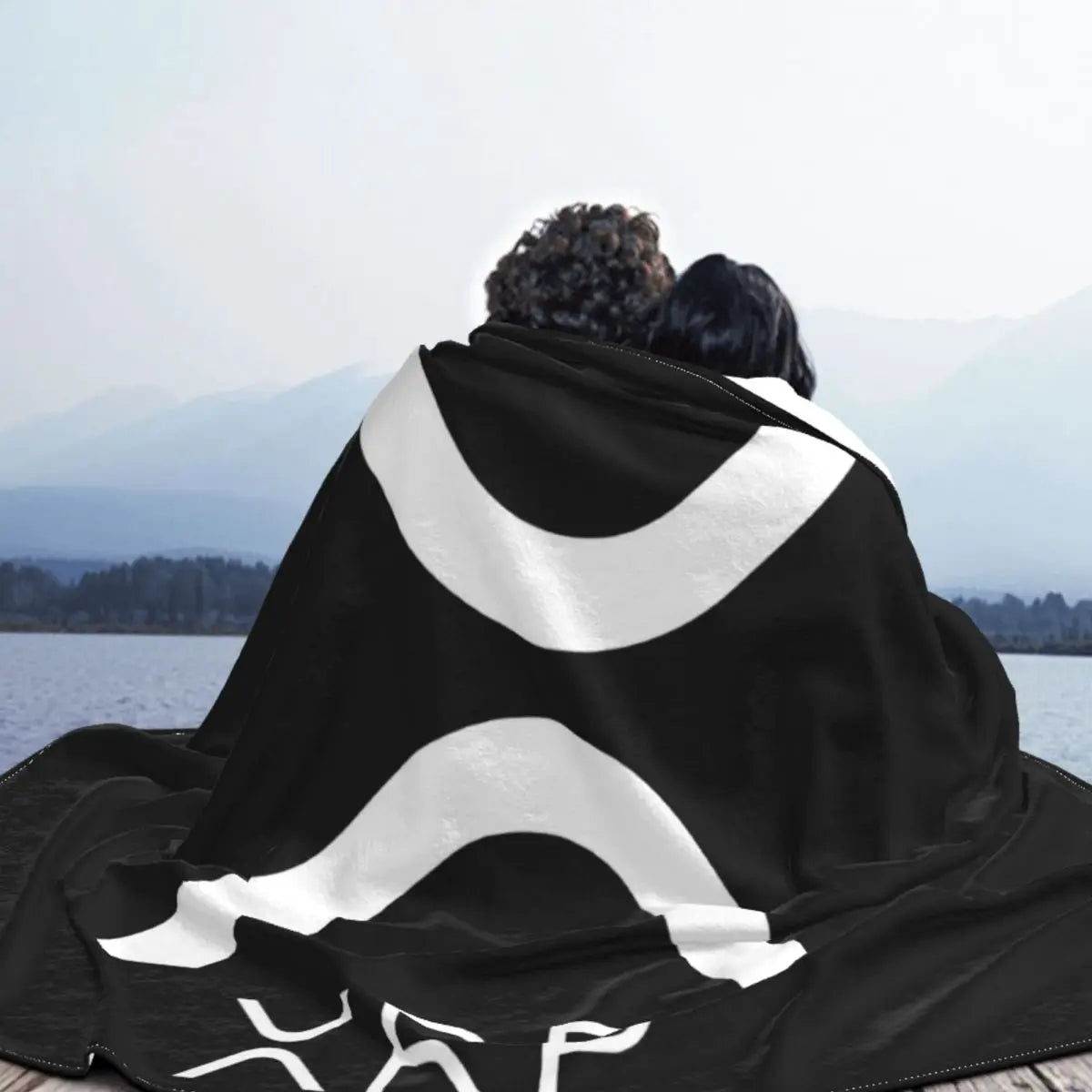 100 Cotton O- Custom Printed Men Ripple Xrp New Logo Crypto Currency Bi Autumn Adults Best Selling Throw Blanket