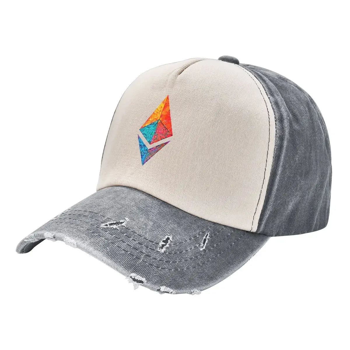 Caustic ETH crypto, Etherium logo. Cowboy Hat Hat Man summer hats Christmas Hat Ladies Hat Men's