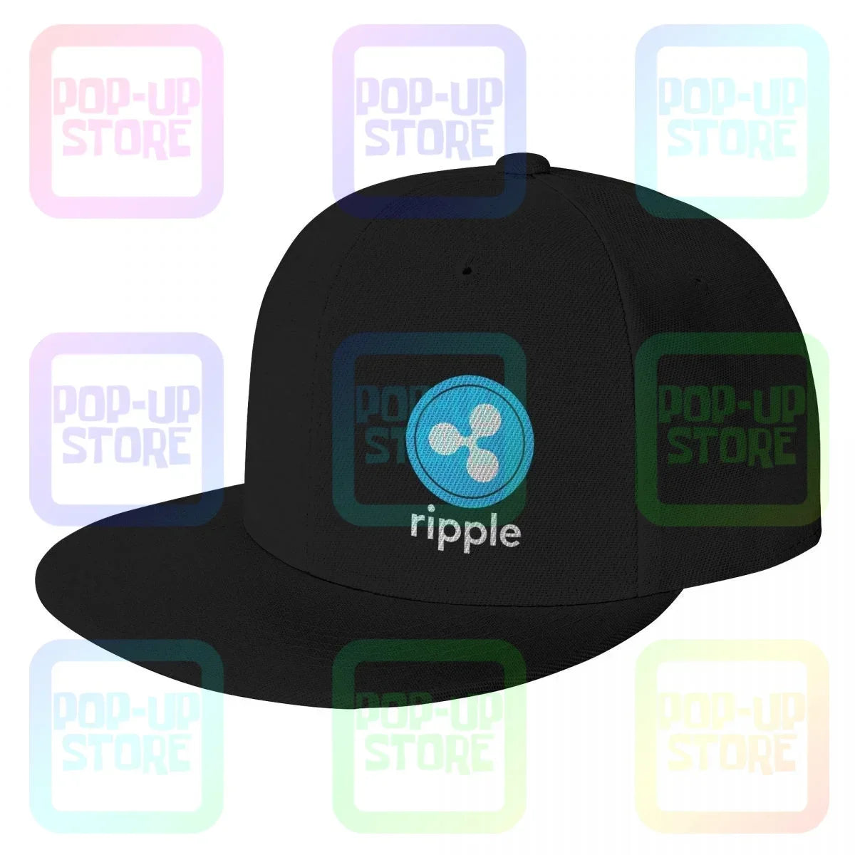 Gorras de béisbol con criptomoneda Ripple Xrp, Bitcoin, Ethereum, dinero, gorras tipo snapback, ropa urbana hipster, pop