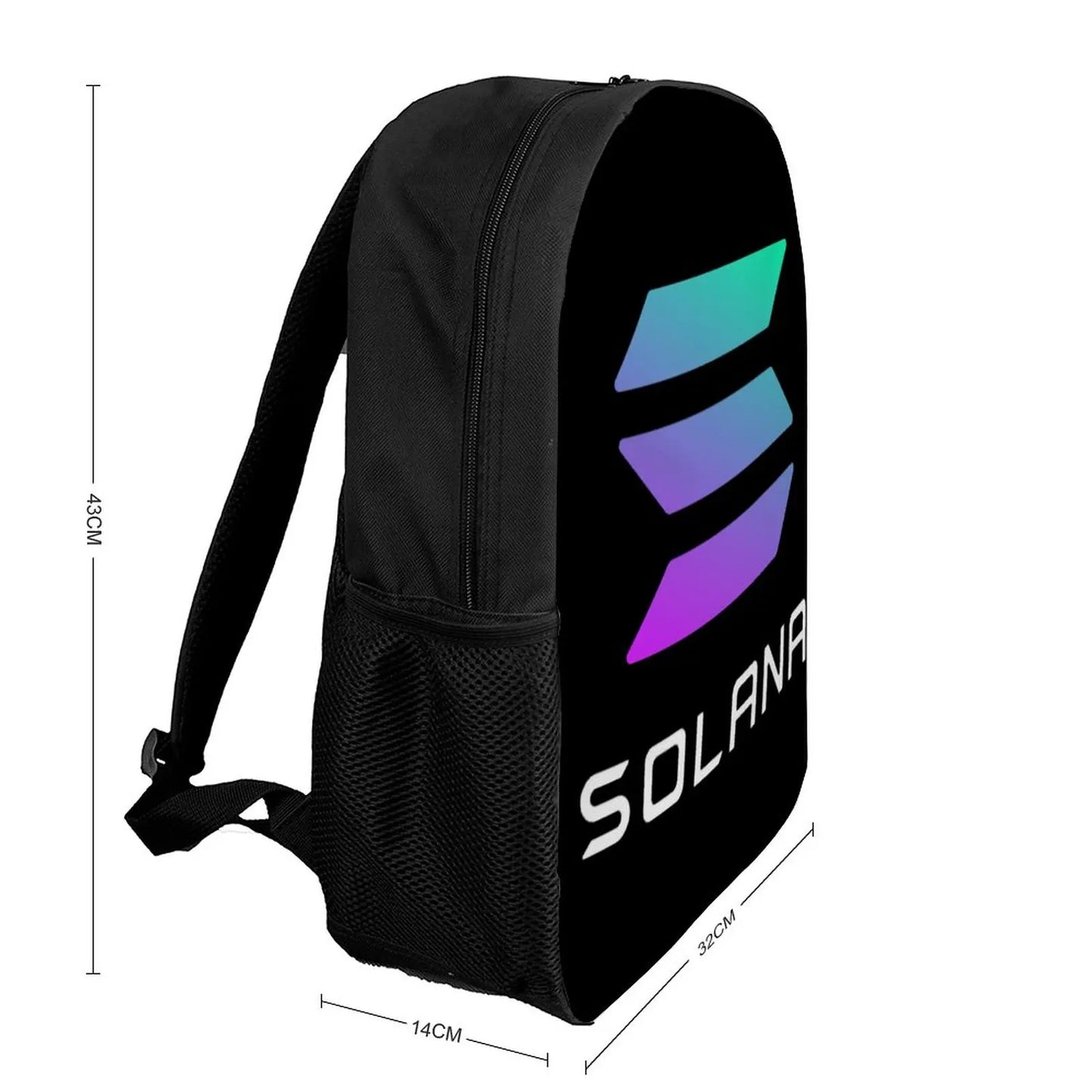 3 in 1 Set 17 Inch Backpack Lunch Bag Pen Bag Solana SOL Secure Unique Cozy Picnics Lunch Tote