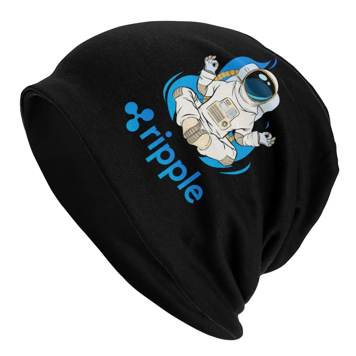 Custom Ripple XRP Rainbow Ripple Logo Bonnet Femme Street Knit Hat For Women Men Warm Winter Bitcoin Crypto Beanies Caps