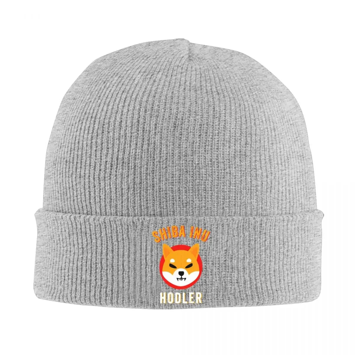 Shiba Inu Hodler Token Crypto Coin Knitted Hat Beanie Autumn Winter Hat Color SHIB Doge Bitcoin Cryptocurrency Cap Men Women