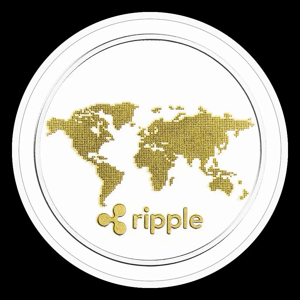 Pièces de crypto-monnaie Ripple Pièces de crypto-monnaie physiques Plaqué argent Souvenirs et cadeaux Décorations Pièces commémoratives Décoration intérieure