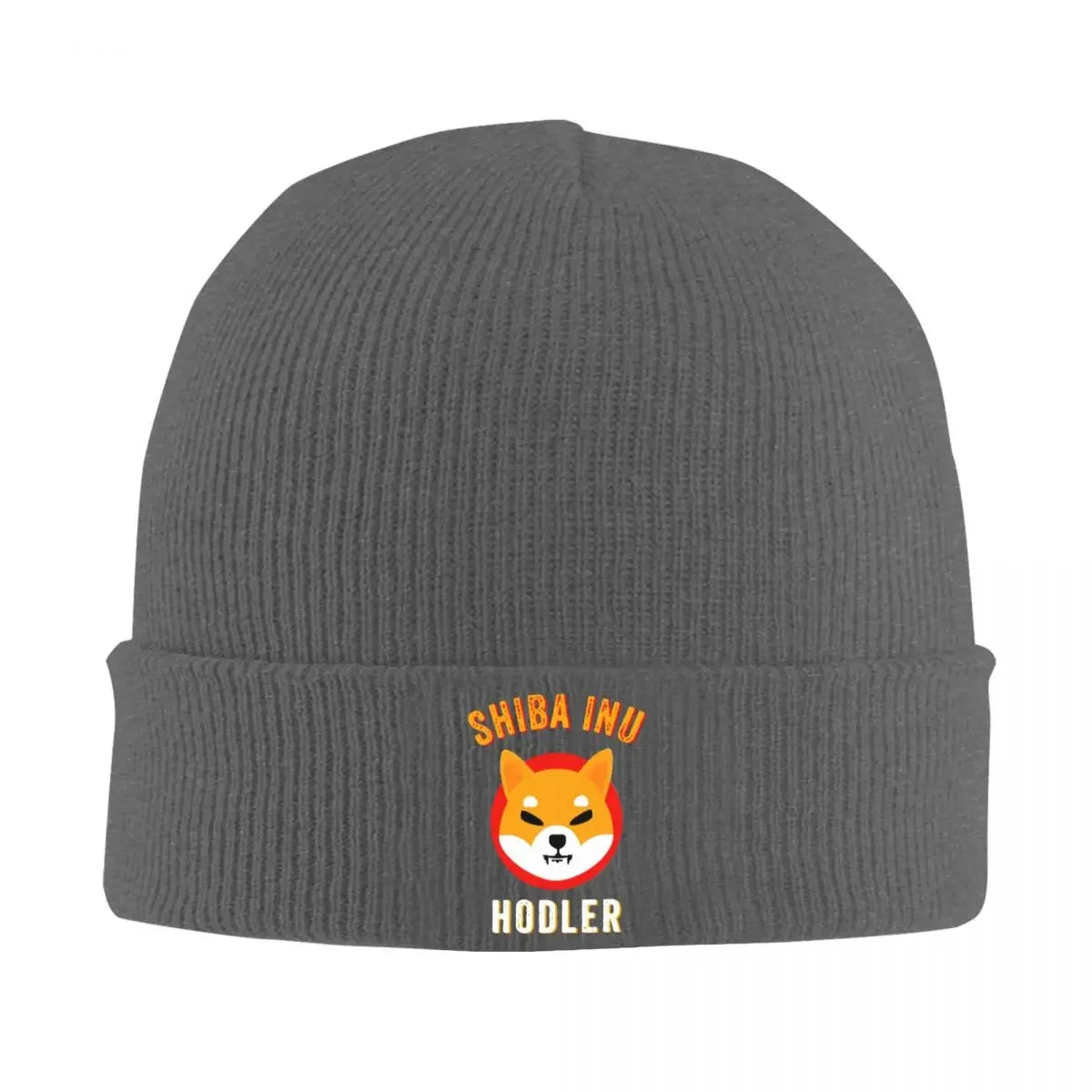 Shiba Inu Hodler Token Crypto Coin Knitted Hat Beanie Autumn Winter Hat Color SHIB Doge Bitcoin Cryptocurrency Cap Men Women