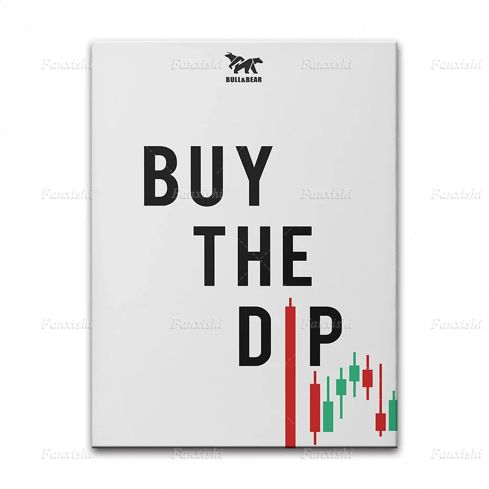 Crypto Buy The Dip For Traders Poster