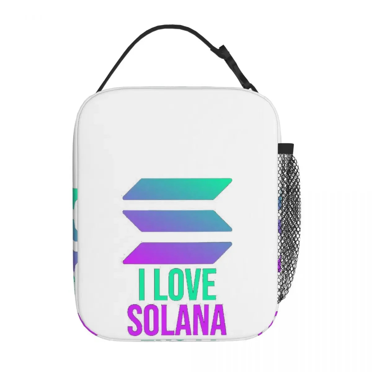 Solana Cryptocurrency - Solana SOL Lunch Bags Insulated Lunch Tote Thermal Bag Leakproof Picnic Bags for Woman Work Children