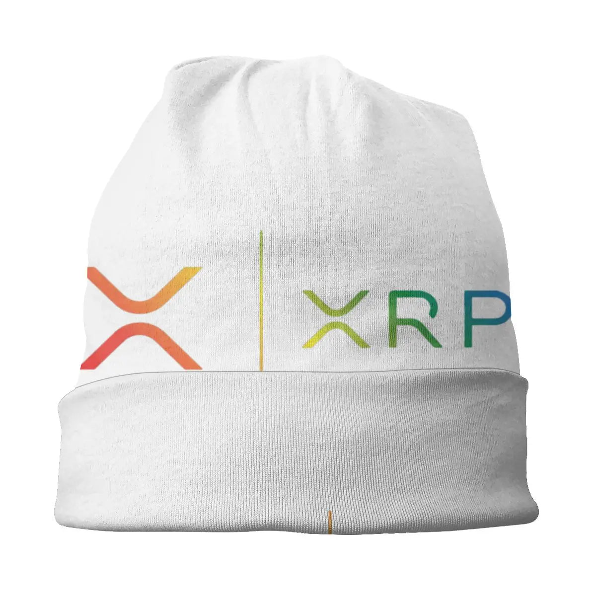 Custom Ripple XRP Rainbow Ripple Logo Bonnet Femme Street Knit Hat For Women Men Warm Winter Bitcoin Crypto Beanies Caps